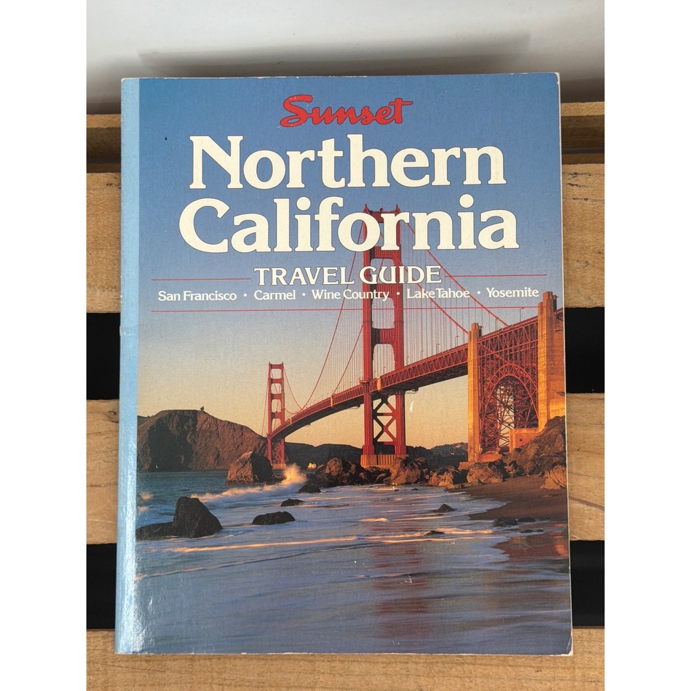 Sunset‎ Northern California Travel Guide 1991 First Printing San Francisco Maps